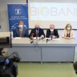 24.07.2020. Podzamcze. Podsumowanie działań RCNT w czasie pandemii. Na zdjęciu (od lewej): Marcin Zawierucha -