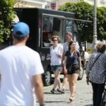 25.07.2020. Kielce. Zlot Food Trucków / Wiktor Taszłow / Radio Kielce