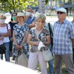 26.07.2020. Kielce. Spacer Historyczny „Dzieje SHL-ki” / Wiktor Taszłow / Radio Kielce