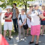 26.07.2020. Kielce. Spacer Historyczny „Dzieje SHL-ki” / Wiktor Taszłow / Radio Kielce