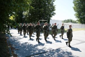 26.07.2020. Kielce. Przysięga terytorialsów na kieleckiej „Bukówce” / Wiktor Taszłow / Radio Kielce