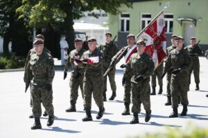 26.07.2020. Kielce. Przysięga terytorialsów na kieleckiej „Bukówce” / Wiktor Taszłow / Radio Kielce