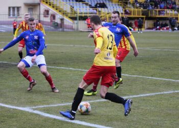 08.03.2020. Kielce. Derby regionu świętokrzyskiego. Korona II Kielce - Wisła Sandomierz / Wiktor Taszłow / Radio Kielce