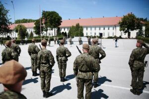 26.07.2020. Kielce. Przysięga terytorialsów na kieleckiej „Bukówce” / Wiktor Taszłow / Radio Kielce