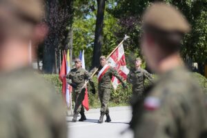 26.07.2020. Kielce. Przysięga terytorialsów na kieleckiej „Bukówce” / Wiktor Taszłow / Radio Kielce