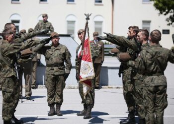 26.07.2020. Kielce. Przysięga terytorialsów na kieleckiej „Bukówce” / Wiktor Taszłow / Radio Kielce