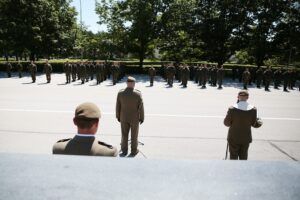 26.07.2020. Kielce. Przysięga terytorialsów na kieleckiej „Bukówce” / Wiktor Taszłow / Radio Kielce