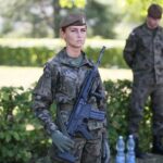 26.07.2020. Kielce. Przysięga terytorialsów na kieleckiej „Bukówce” / Wiktor Taszłow / Radio Kielce