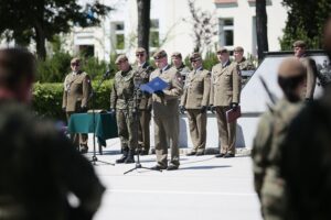 26.07.2020. Kielce. Przysięga terytorialsów na kieleckiej „Bukówce” / Wiktor Taszłow / Radio Kielce