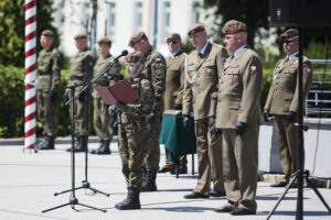 26.07.2020. Kielce. Przysięga terytorialsów na kieleckiej „Bukówce” / Wiktor Taszłow / Radio Kielce