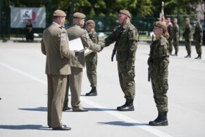 26.07.2020. Kielce. Przysięga terytorialsów na kieleckiej „Bukówce” / Wiktor Taszłow / Radio Kielce