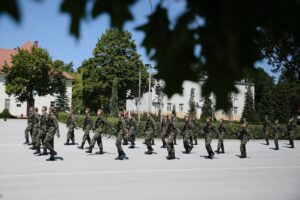 26.07.2020. Kielce. Przysięga terytorialsów na kieleckiej „Bukówce” / Wiktor Taszłow / Radio Kielce