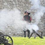 03.07.2020. Chęciny. Odwiedziny milionowego turysty na zamku w Chęcinach / Wiktor Taszłow / Radio Kielce