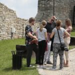 03.07.2020. Chęciny. Odwiedziny milionowego turysty na zamku w Chęcinach / Wiktor Taszłow / Radio Kielce