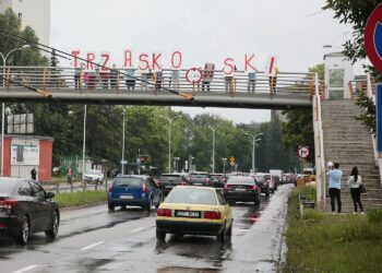 03.07.2020. Kielce. Akcja sympatyków Rafała Trzaskowskiego / Wiktor Taszłow / Radio Kielce