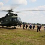 04.07.2020. Masłów. Mistrzostwa Polski Związku Polskich Spadochroniarzy na celność lądowania oraz I Memoriał Spadochronowy im. gen. Tadeusza Buka / Wiktor Taszłow / Radio Kielce