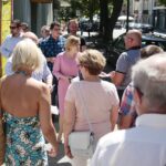 05.07.2020. Kielce. Działacze PiS zachęcają do wsparcia Andrzeja Dudy. Na zdjęciu (w środku): Anna Krupka - wiceminister sportu / Wiktor Taszłow / Radio Kielce