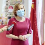 06.07.2020. Kielce. Otwarcie 39 placówki Poczty Polskiej w Kielcach przy ulicy Chęcińskiej. Na zdjęciu: Anna Krupka - wiceminister sportu / Wiktor Taszłow / Radio Kielce