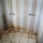 08.07.2020. Osiek. Piast Osiek będzie miał nowy budynek klubowy. Obecny budynek klubowy / Wiktor Taszłow / Radio Kielce