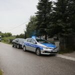 08.07.2020. Zbrza. Policyjna obława po śmiertelnym postrzeleniu mężczyzny / Wiktor Taszłow / Radio Kielce
