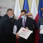 09.08.2020 Sudół koło Ostrowca Św. Spotkanie premiera Mateusza Morawieckiego z samorządowcami. / Wiktor Taszłow / Radio Kielce