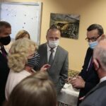 09.08.2020 Sudół koło Ostrowca Św. Spotkanie premiera Mateusza Morawieckiego z samorządowcami. / Wiktor Taszłow / Radio Kielce