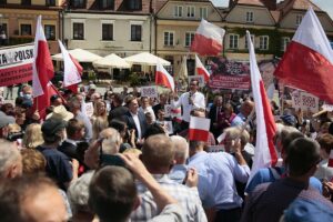 09.07.2020. Sandomierz. Wizyta premiera Mateusza Morawieckiego / Wiktor Taszłow / Radio Kielce