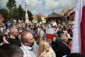 09.07.2020. Sandomierz. Wizyta premiera Mateusza Morawieckiego / Wiktor Taszłow / Radio Kielce