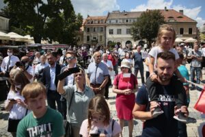 09.07.2020. Sandomierz. Wizyta premiera Mateusza Morawieckiego / Wiktor Taszłow / Radio Kielce