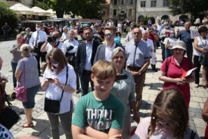 09.07.2020. Sandomierz. Wizyta premiera Mateusza Morawieckiego / Wiktor Taszłow / Radio Kielce