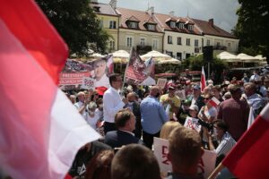 09.07.2020. Sandomierz. Wizyta premiera Mateusza Morawieckiego / Wiktor Taszłow / Radio Kielce