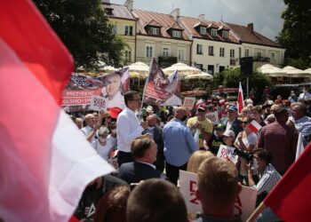 09.07.2020. Sandomierz. Wizyta premiera Mateusza Morawieckiego / Wiktor Taszłow / Radio Kielce