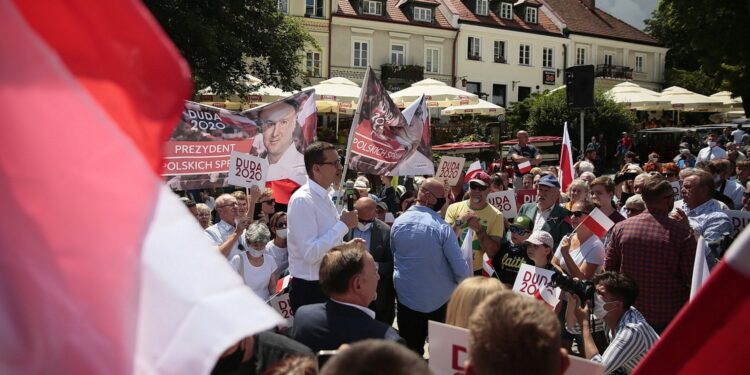 09.07.2020. Sandomierz. Wizyta premiera Mateusza Morawieckiego / Wiktor Taszłow / Radio Kielce