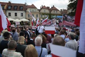 09.07.2020. Sandomierz. Wizyta premiera Mateusza Morawieckiego / Wiktor Taszłow / Radio Kielce