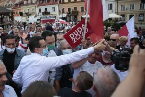 09.07.2020. Sandomierz. Wizyta premiera Mateusza Morawieckiego / Wiktor Taszłow / Radio Kielce