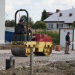 10.07.2020 Chęciny. Budowa komisariatu policji / Wiktor Taszłow / Radio Kielce