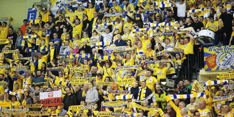 29.02.2020 Kielce. Mecz Ligi Mistrzów PGE Vive Kielce - THW Kiel / Wiktor Taszłow / Radio Kielce