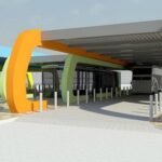 Jędrzejów. Centrum Komunikacyjne (wizualizacja) / materiały prasowe