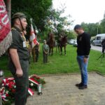 12.07.2020. Wola Grójecka. Uroczystości upamiętniające poległych żołnierzy 7 lipca 1944 roku / Emilia Sitarska / Radio Kielce