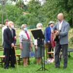 12.07.2020. Wola Grójecka. Uroczystości upamiętniające poległych żołnierzy 7 lipca 1944 roku / Emilia Sitarska / Radio Kielce