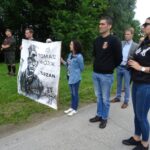 12.07.2020. Wola Grójecka. Uroczystości upamiętniające poległych żołnierzy 7 lipca 1944 roku / Emilia Sitarska / Radio Kielce