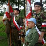 12.07.2020. Wola Grójecka. Uroczystości upamiętniające poległych żołnierzy 7 lipca 1944 roku / Emilia Sitarska / Radio Kielce