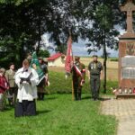 12.07.2020. Wola Grójecka. Uroczystości upamiętniające poległych żołnierzy 7 lipca 1944 roku / Emilia Sitarska / Radio Kielce