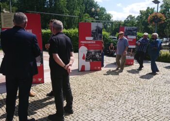 21.07.2020 Starachowice. Wystawa Tu rodziła się Solidarność / Anna Głąb / Radio Kielce