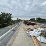 01.08.2020. Nowy Korczyn. Budowa mostu na Wiśle / Paweł Zagaja