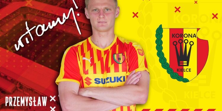 Na zdjęciu: Przemysław Szarek / Korona Kielce/Facebook