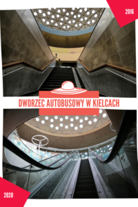 Kielce. Dworzec autobusowy w 2016 i 2020 roku / Radio Kielce