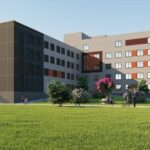 25.08.2020. Czerwona Góra. Wizualizacja Świętokrzyskiego Centrum Chorób Płuc / Wojewódzki Szpital Specjalistyczny