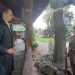 29.08.2020. Leśnica koło Małogoszcza. Plan zdjęciowy filmu „Droga do śmierci” / Karol Żak / Radio Kielce