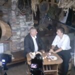 29.08.2020. Leśnica koło Małogoszcza. Plan zdjęciowy filmu „Droga do śmierci” / Karol Żak / Radio Kielce